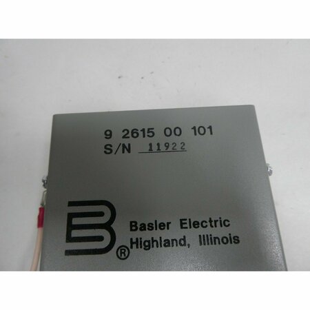 Basler Electric RADIO FREQUENCY INTERFACE OTHER ELECTRICAL COMPONENT 9-2615-00-101